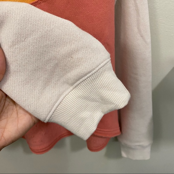 Free people Color block pullover sweatshirt Small - Picture 3 of 8